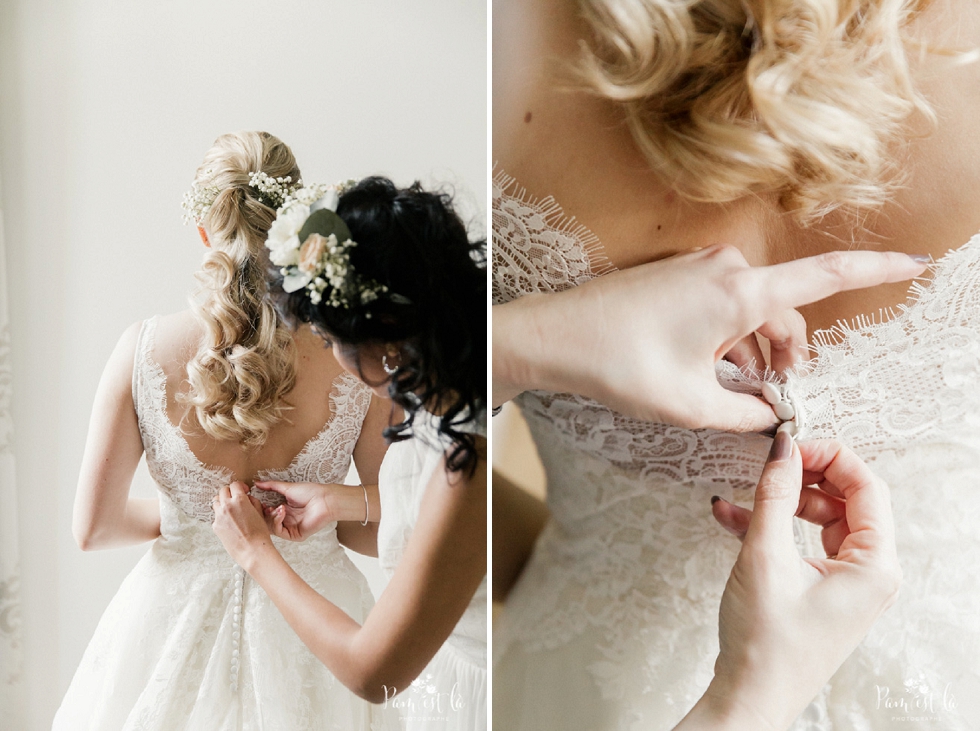 Photo de la mariée au domaine de Montjoie - Pam est là photographe de mariage Haute Garonne