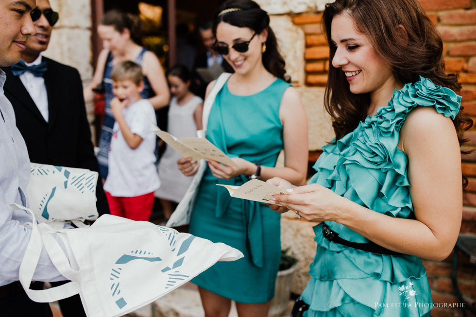 tote bag mariage au château de Launac