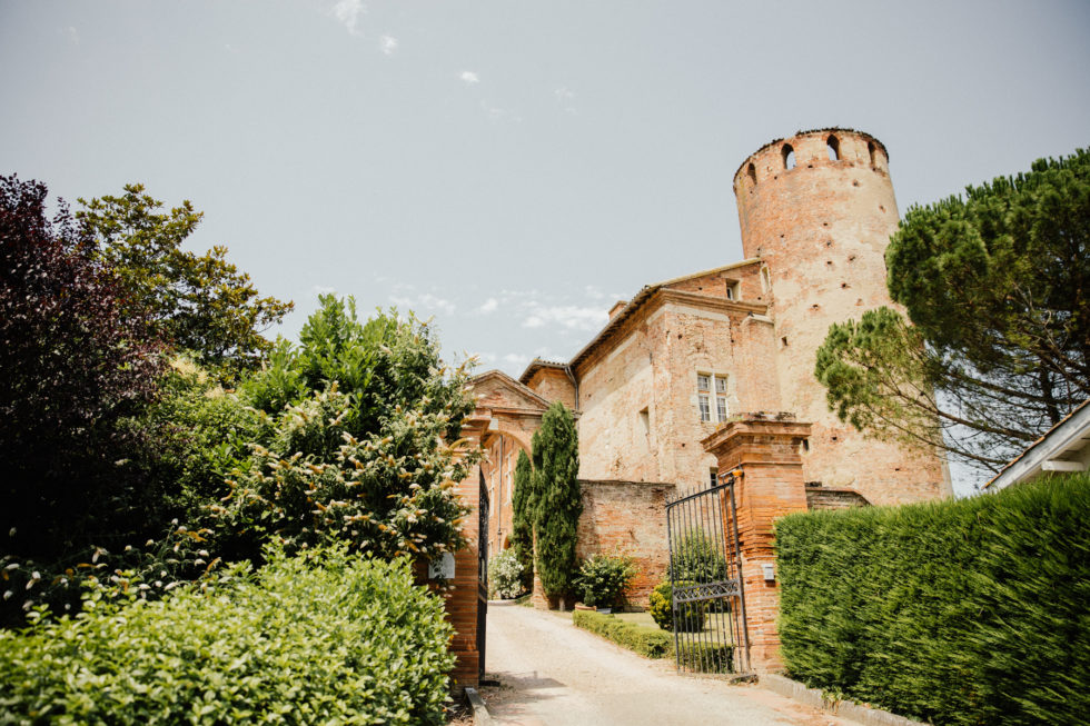Vue du CHateau de Launac en Haute-Garonne