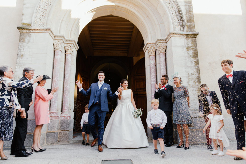 Mariage à l'église de Revel