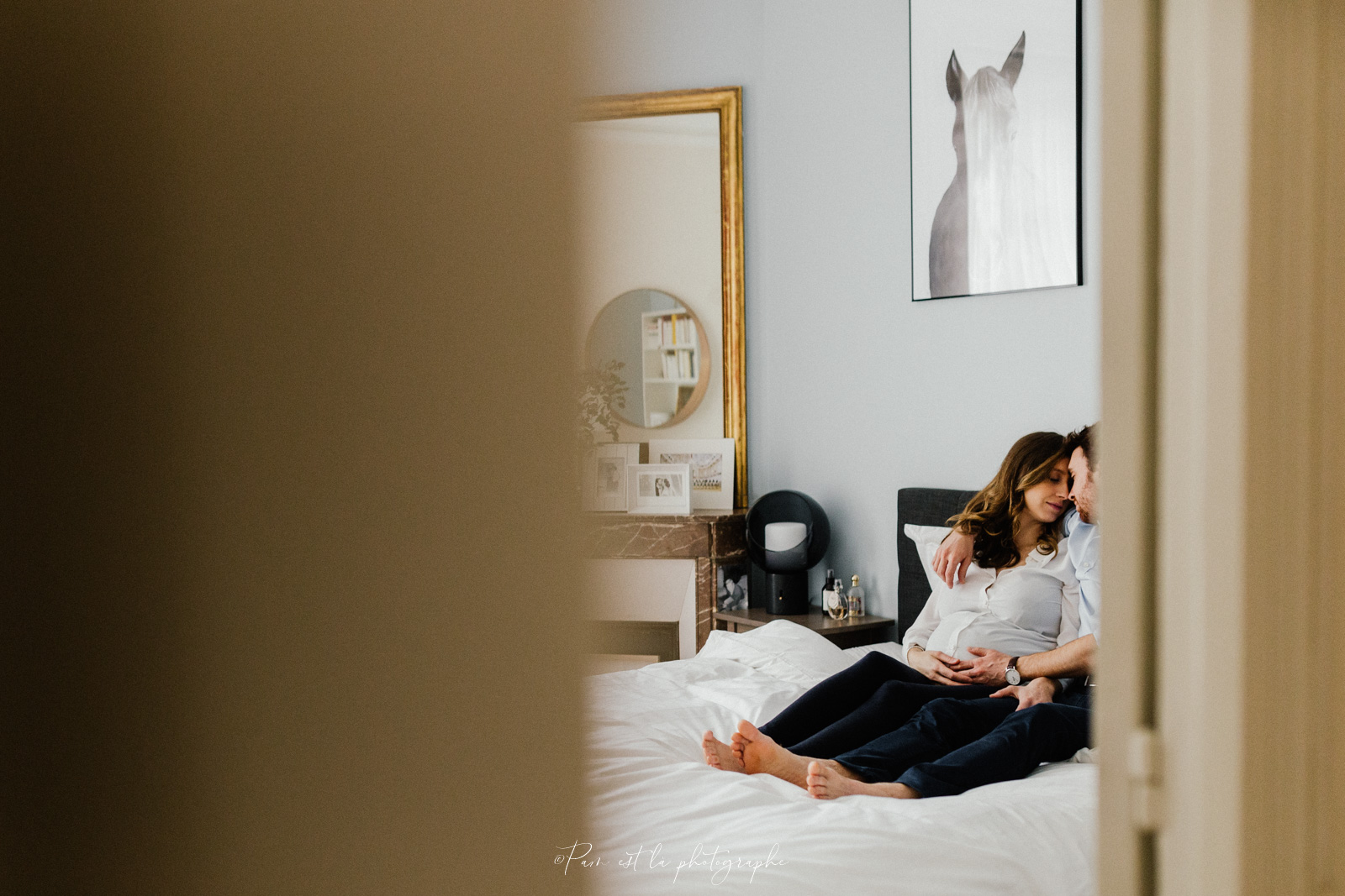 Shooting photo grossesse à domicile près de Toulouse - ADELIE