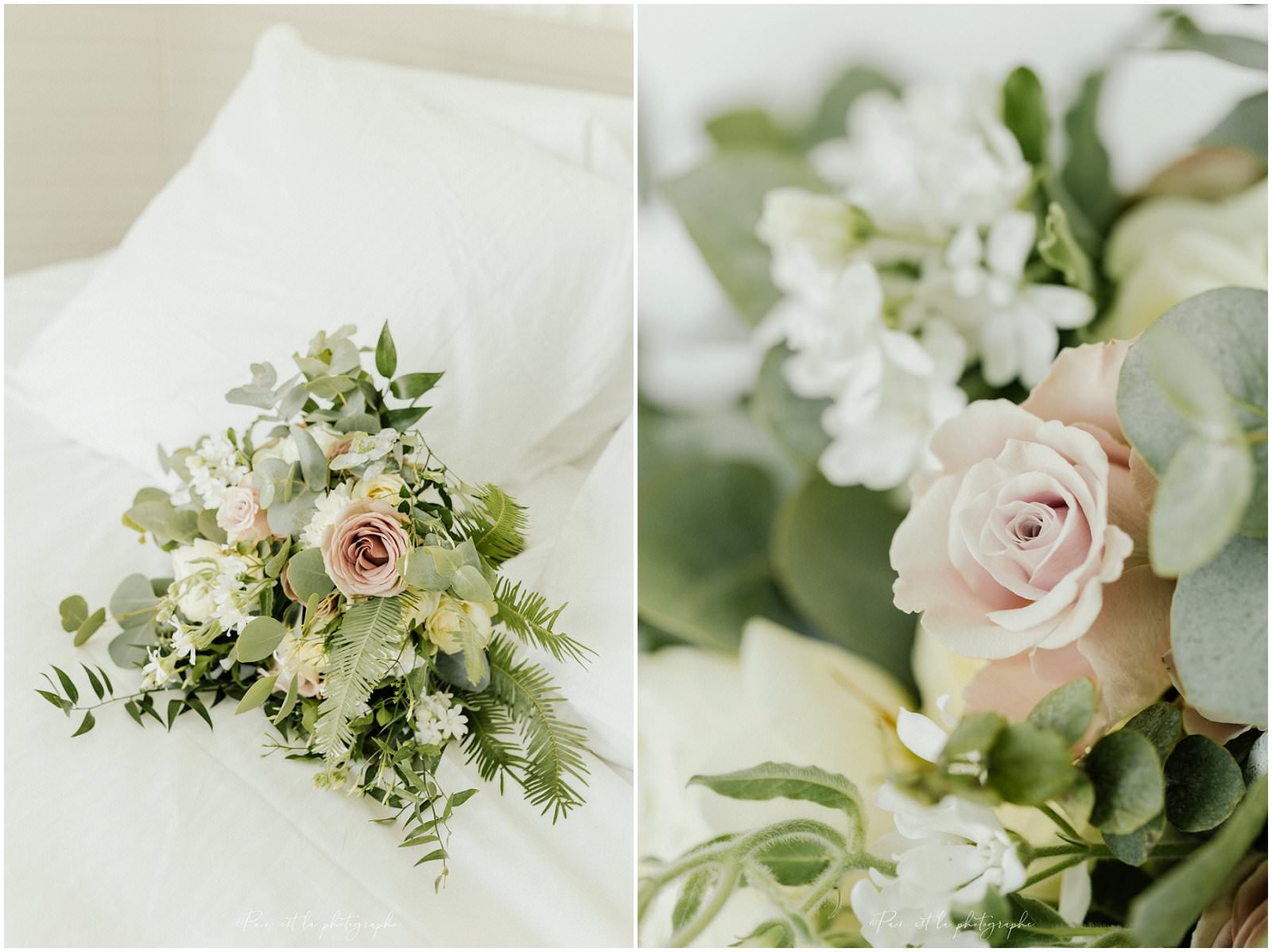 Bouquet de la mariée à l'hôtel Molitor, Paris