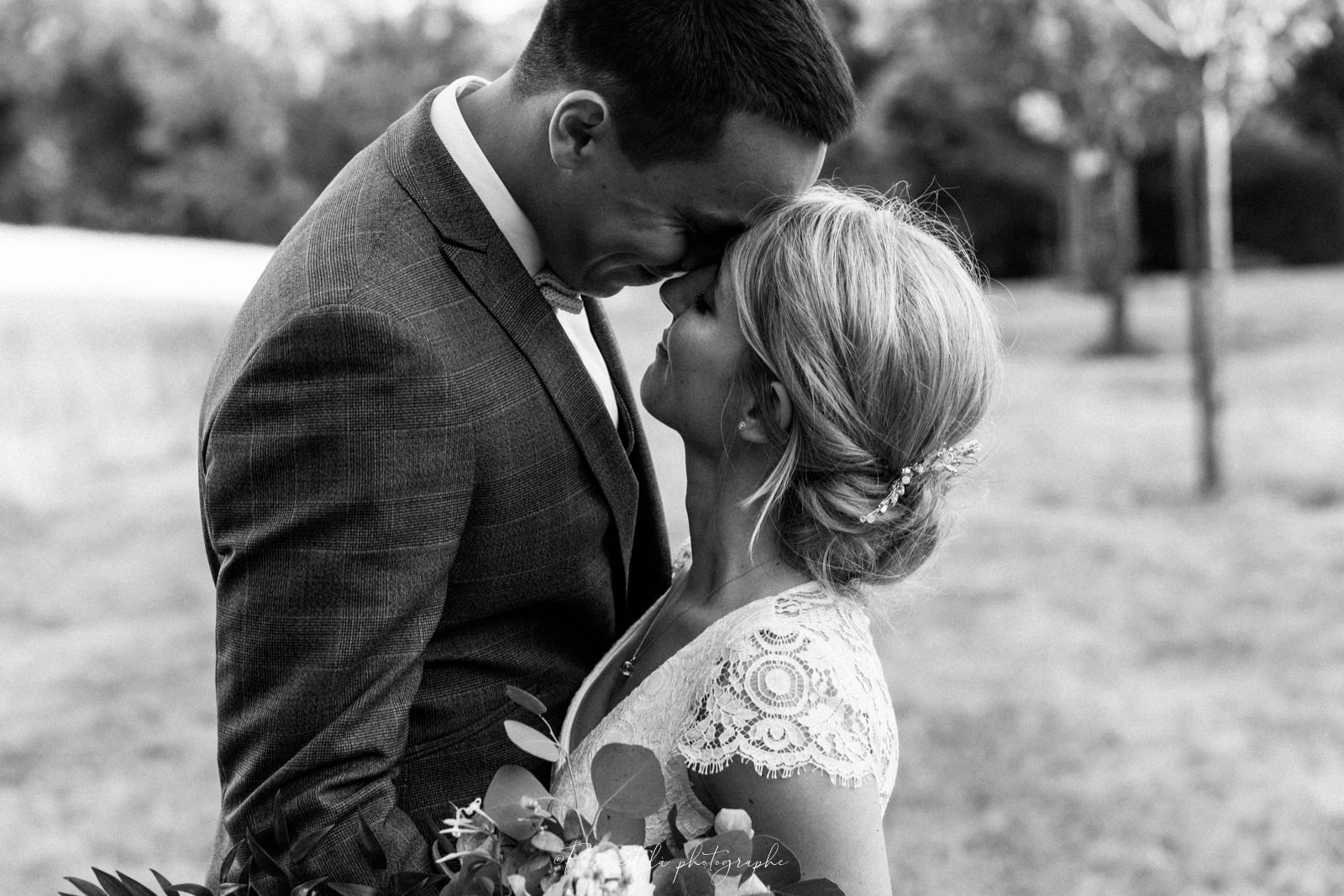 Photo de couple Mariage en Noir et Blanc