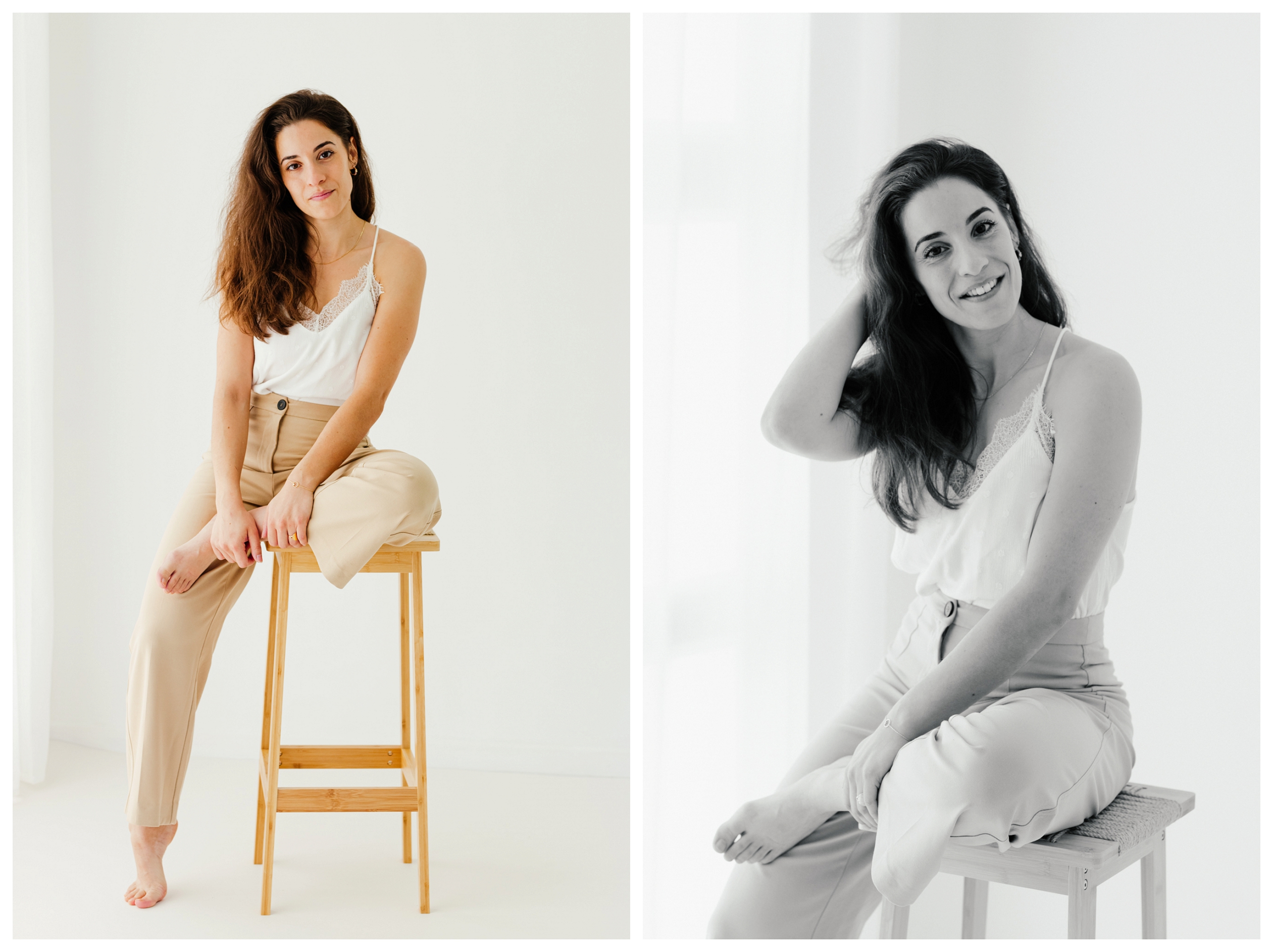 Photo de femme en studio